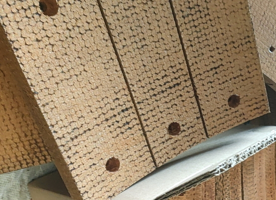 Materiale di blocchi di freno di perforazione di resina tessuto per freni per piloti