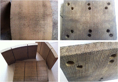 Guarnizioni del freno tessute dei blocchetti di freno della strada della trivellazione di olio per le perforatrici